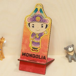 몽골 남자 [스마트폰거치대] [다문화] 팬시우드 휴대폰거치대