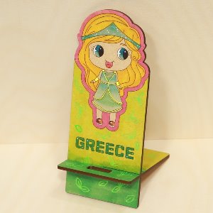 그리스 로마 소녀 [휴대폰거치대] [다문화] 팬시우드 휴대폰거치대
