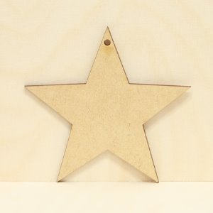 별 스타 [10cm] 민무늬 민자 민판 팬시우드 우드마커스 우드아트