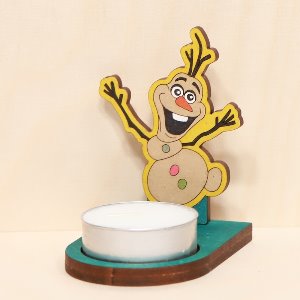 스노우맨-눈사람 양초 캔들 색칠하기 팬시우드