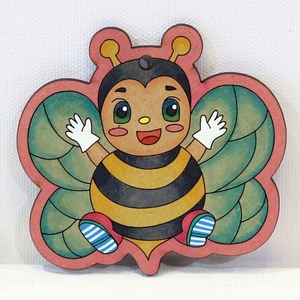 꿀벌 9cm [열쇠고리-폰고리용][곤충]