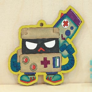 게임기 로봇 [10cm] 팬시우드 우드아트