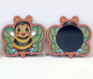 꿀벌 [손거울 9cm][곤충]